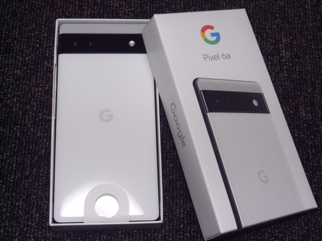新品◇Google Pixel 6a 128G Chalkチョーク/au版SIMフリー◇ケース付