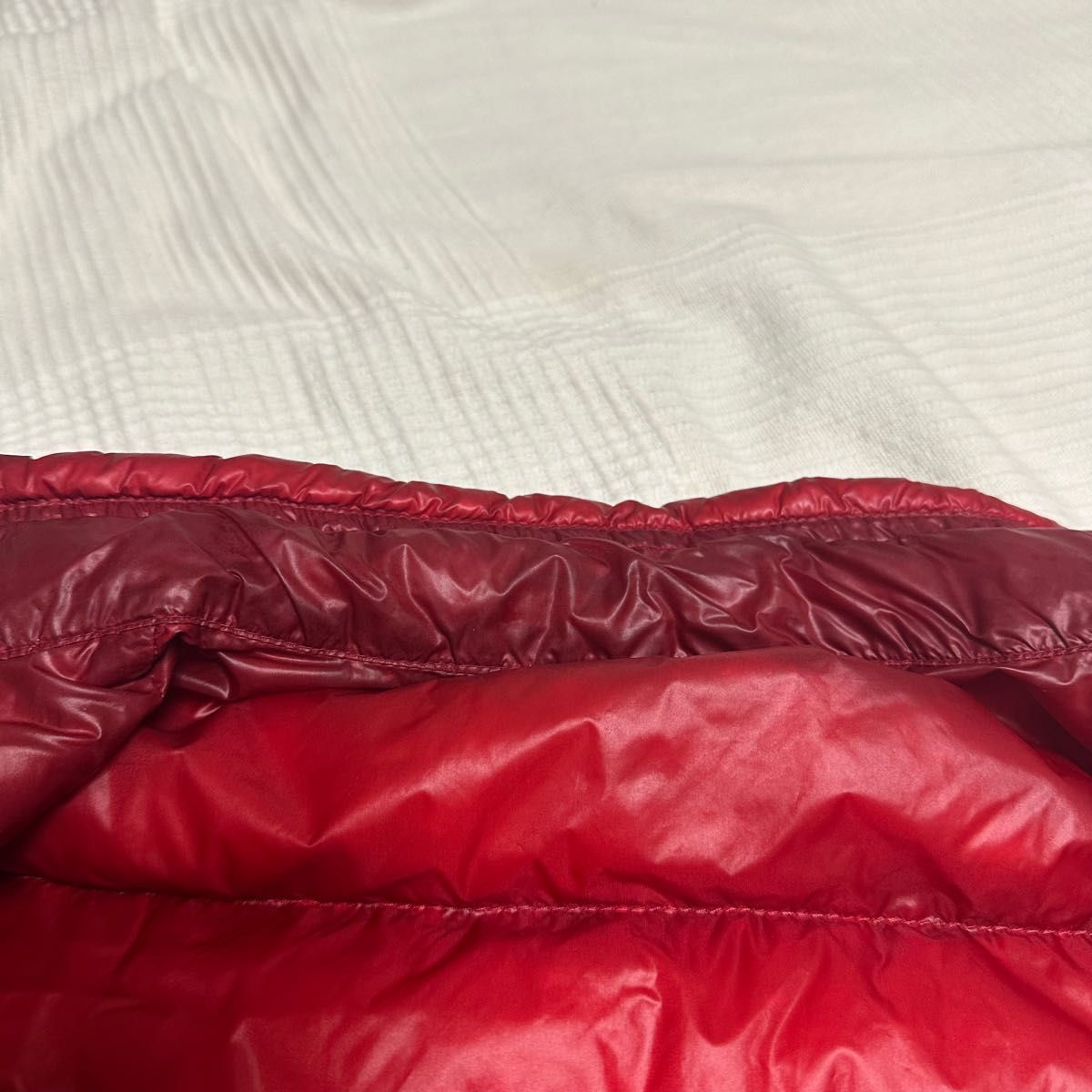 美品 MONCLER モンクレール ダウンベスト GUI レッド サイズ1|PayPay