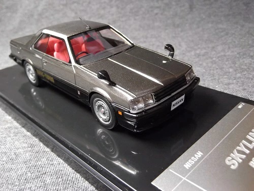 WIT'S W342 1/43 SKYLINE RS TURBO ガンメタ/ブラック_画像1