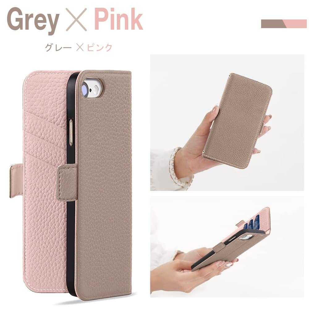  free shipping *MAGICASE iPhone SE case no. 2 generation no. 3 generation notebook type smartphone case bai color ( pink )