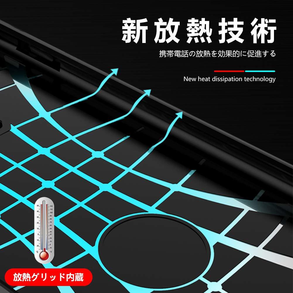 送料無料★Xiaomi Redmi Note 9T 5G ケース リング付き 耐衝撃 PC 衝撃吸収 (ブラック)_画像5