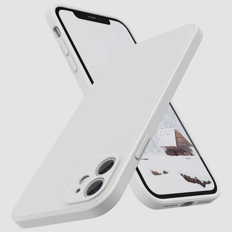 送料無料★SURPHY iPhone11ケース シリコン 耐衝撃 超軽量 全面保護 ワイヤレス充電(6.1インチ ホワイト)_画像1