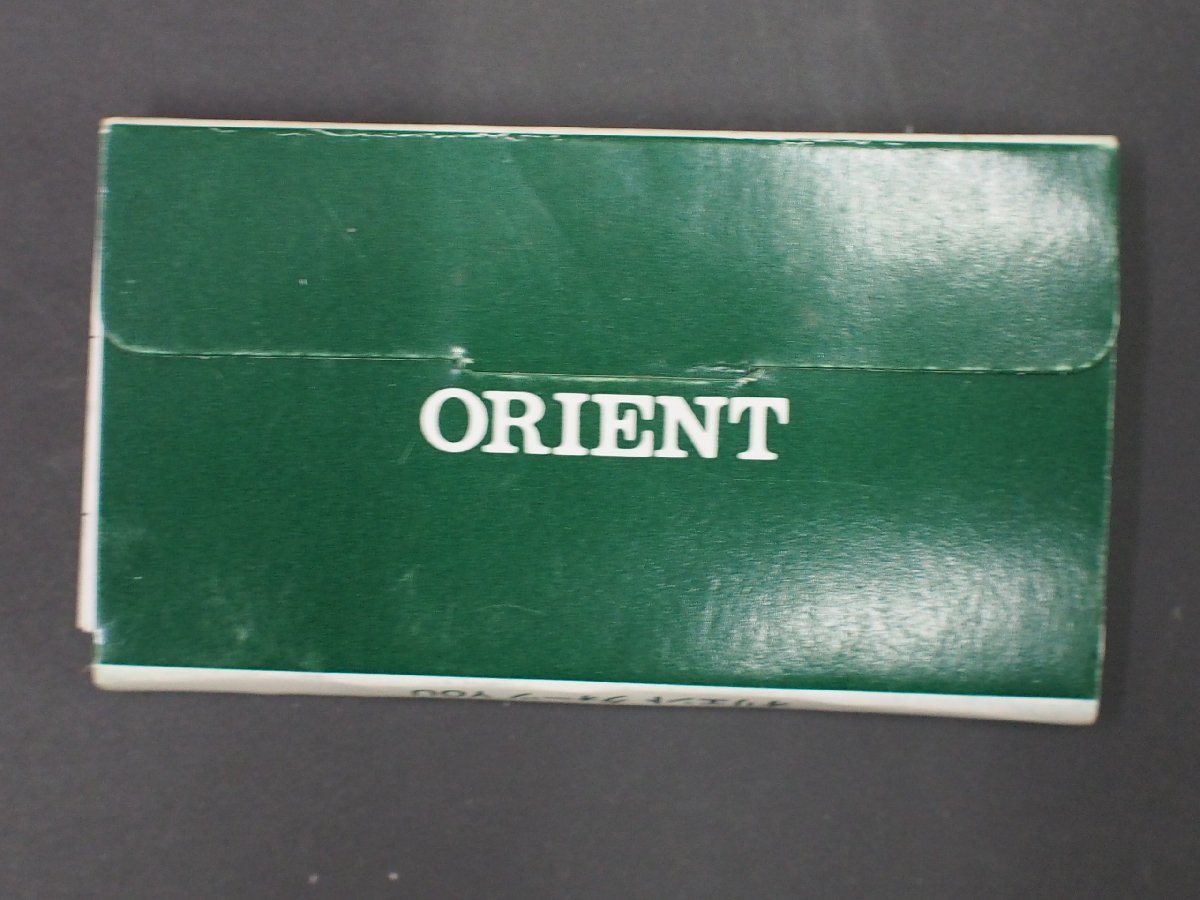  Orient ORIENTyuuYU Old quartz wristwatch for owner manual 