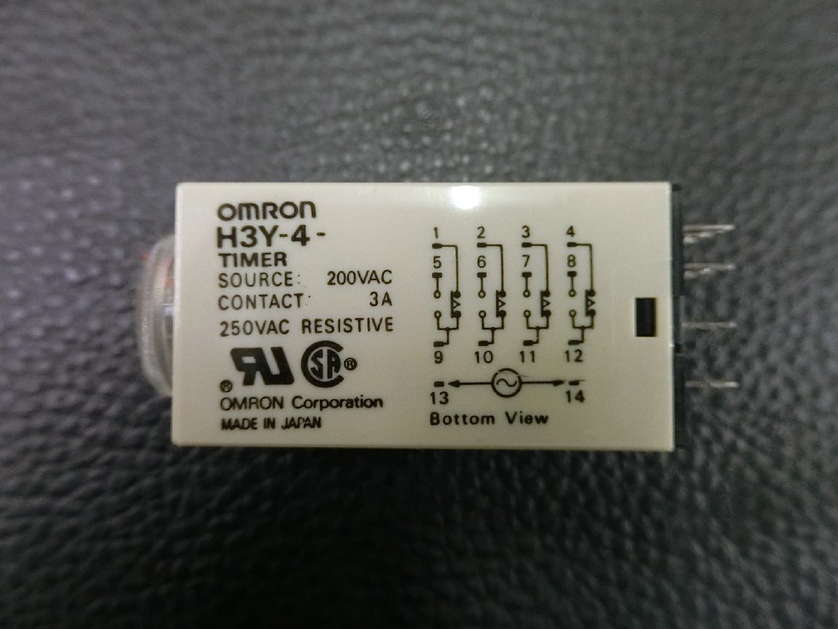 未使用 オムロン OMRON ソリッドステートタイマー AC200V TIME 3M H3Y-4 管理No.34165_画像5