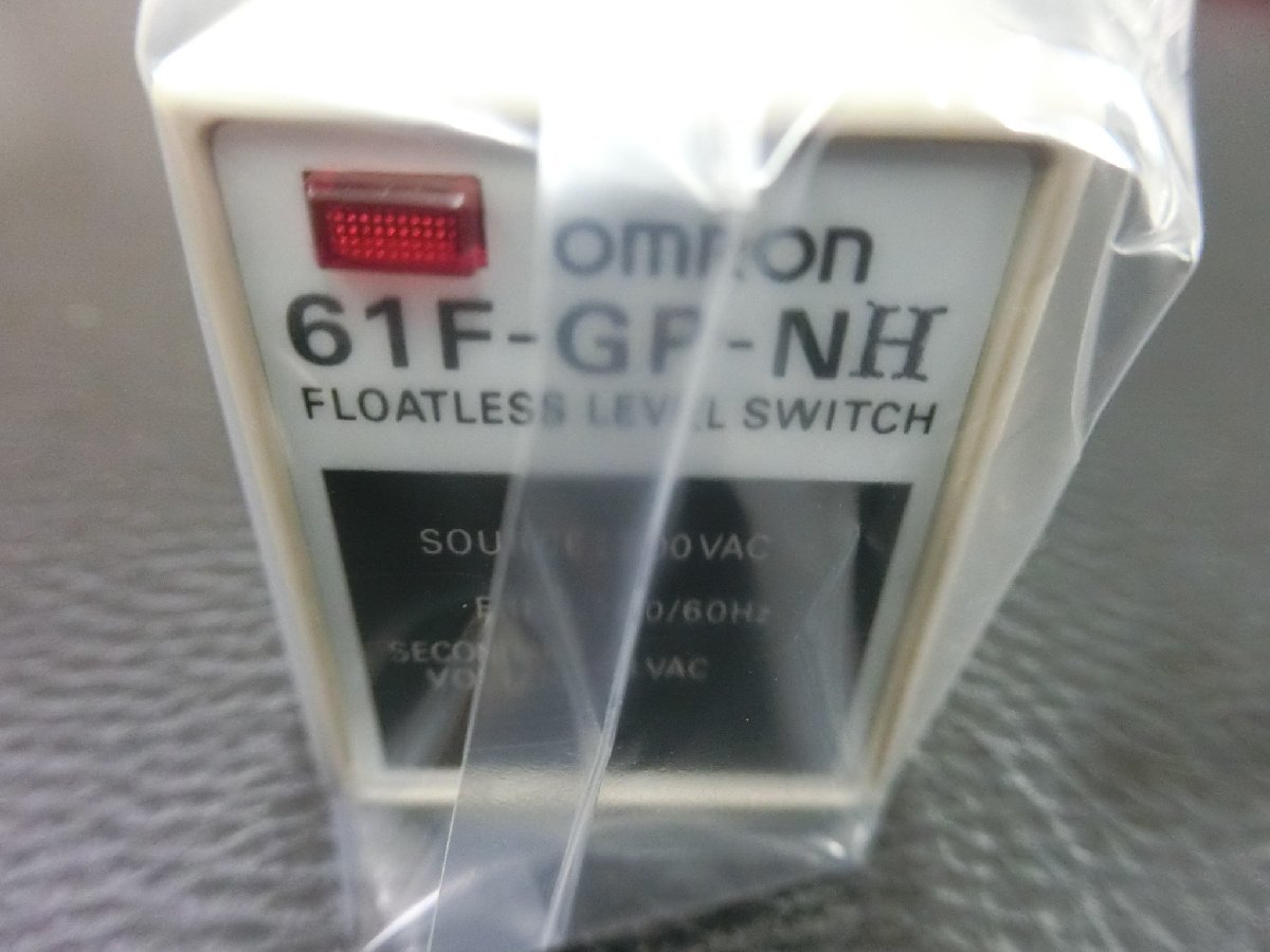 未使用 オムロン OMRON フロートなしスイッチ FLOATLESS LEVEL SWITCH 11ピン AC200V( 50/60Hz共用 ) 61F-GP-NH 管理No.34163_画像3