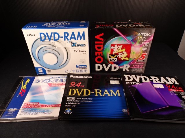 Неиспользованный / Неокрытый DVD-RAM / DVD-R Всего 13 наборов 2 штуки тока тока продукта