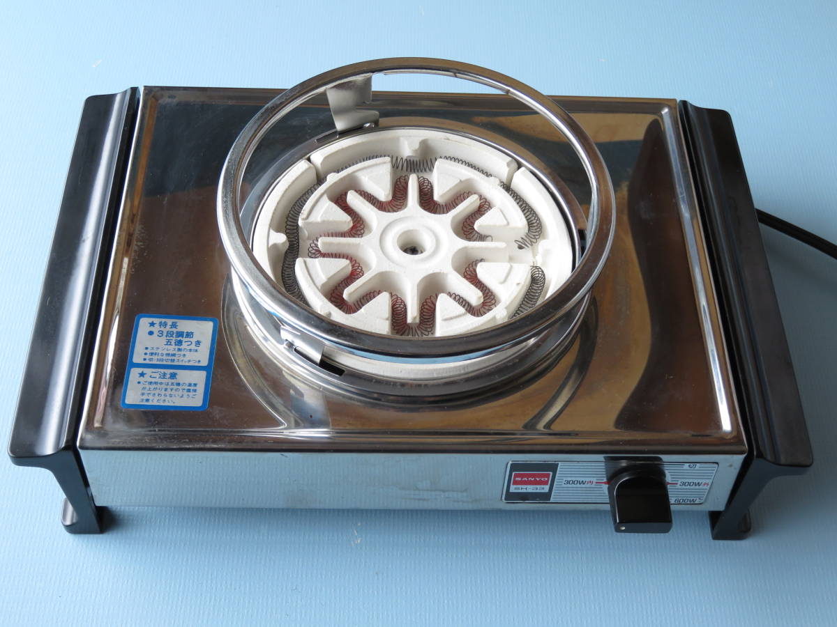 昭和レトロ 家電 SANYO 電気ヒーター 300W/600W ブラウン 昭和レトロ 家電 SANYO 電気ヒーター 300W/600W ブラウン