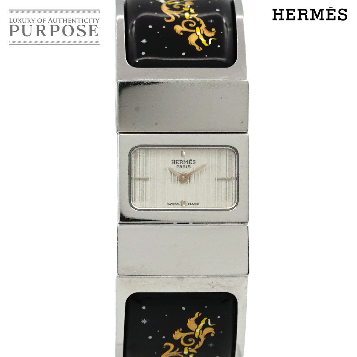 エルメス HERMES ロケ L01 210 バングル ウォッチ ヴィンテージ