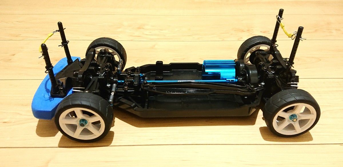 タミヤ 1/10 TT-02 シャーシ フルベアリング メンテナンス済 タミヤ 1/10 TT-02 シャーシ フルベアリング メンテナンス済