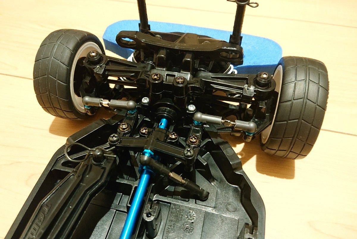 タミヤ 1/10 TT-02 シャーシ フルベアリング メンテナンス済 タミヤ 1/10 TT-02 シャーシ フルベアリング メンテナンス済