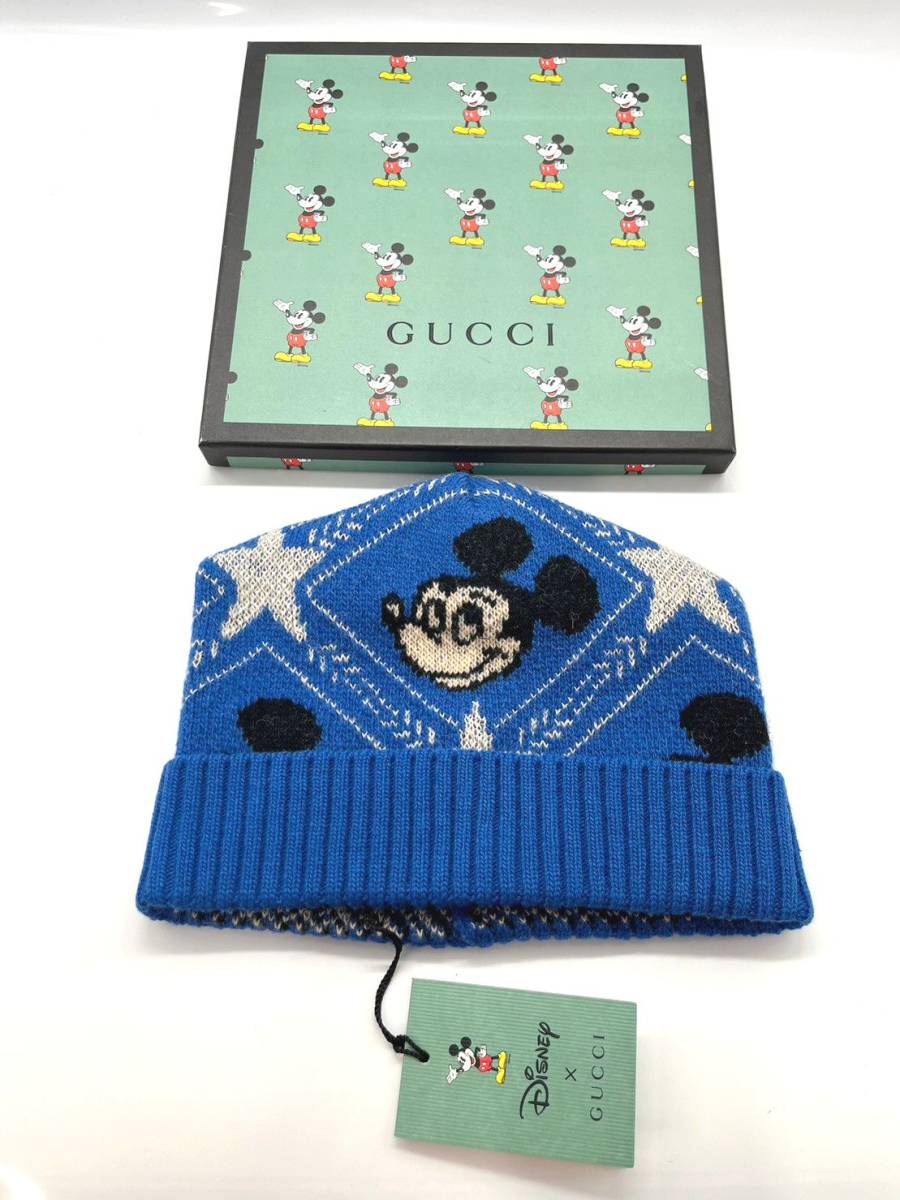 【タグ付き未使用品】GUCCI グッチ 20SS ディズニーコラボ ニットキャップ 帽子 S