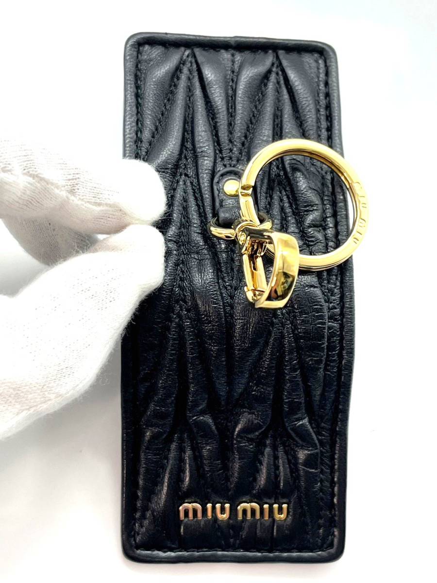 新品同様】miu miu AirPods ケース マテラッセ レザー ネック