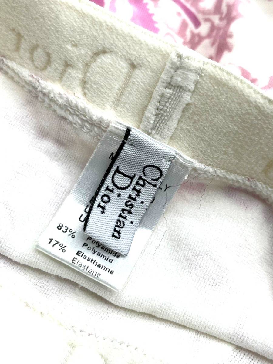 未使用品】Christian Dior 水着 ビキニ トロッター 花柄 ピンク 未使用品】Christian Dior 水着 ビキニ トロッター 花柄 ピンク