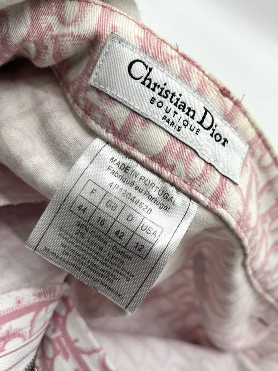 美品】Christian Dior ピンク トロッター パンツ パンツ カジュアル 