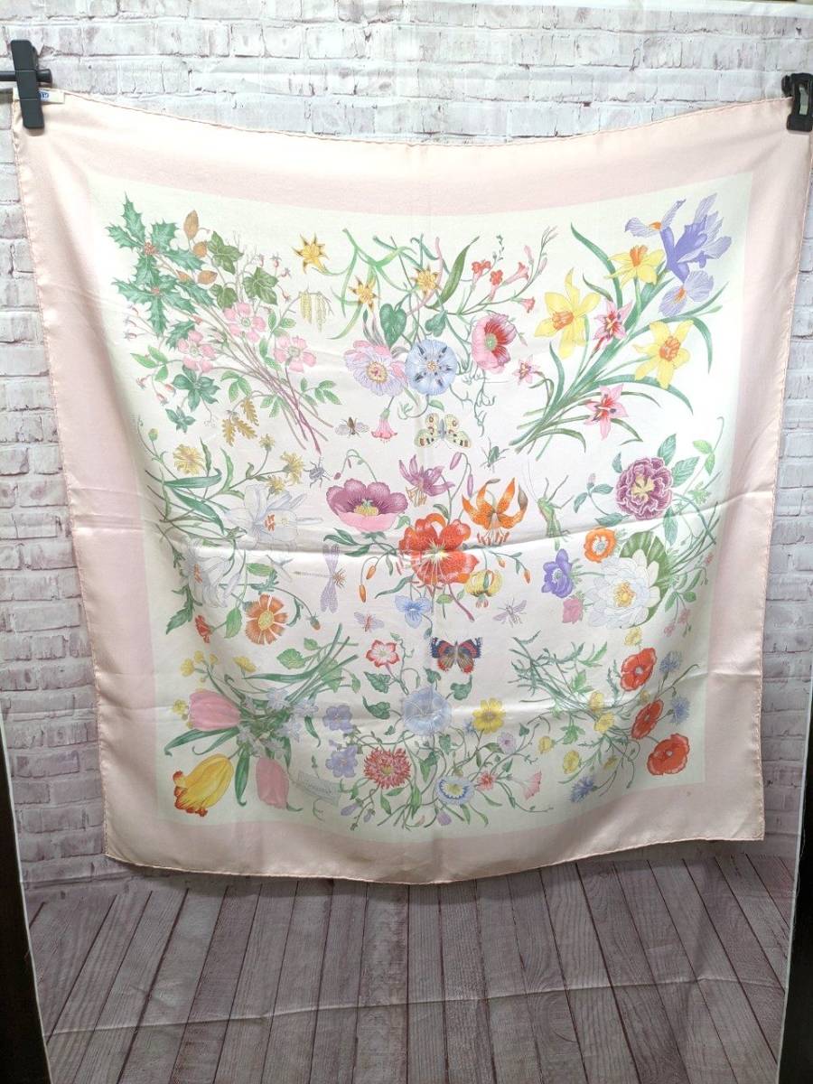 GUCCI グッチ オールドグッチ ヴィンテージ 大判スカーフ GUCCI グッチ オールドグッチ ヴィンテージ 大判スカーフ