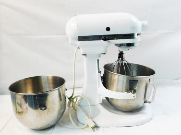 352★KitchenAid K5SS 卓上ミキサー USA製 キッチンエイド スタンドミキサー メレンゲ ホイップ 料理 お菓子★送料1200円~_画像1