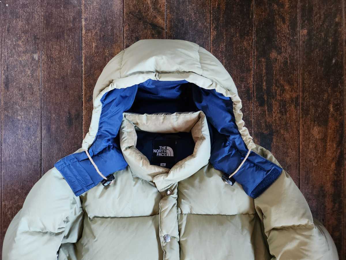 抹茶★ レア ノースフェイス ブルックス レンジ ダウン ジャケット 緑 グリーン フード パーカー ビンテージ the north face brooks range