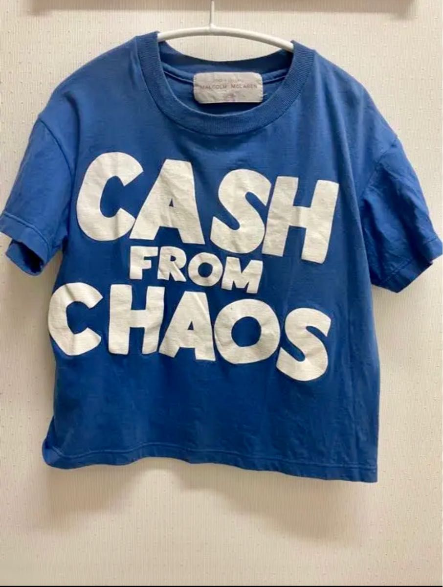 激レア!CASH FROM CHAOS マルコムマクラーレン Tシャツ 激レア!CASH FROM CHAOS マルコムマクラーレン Tシャツ