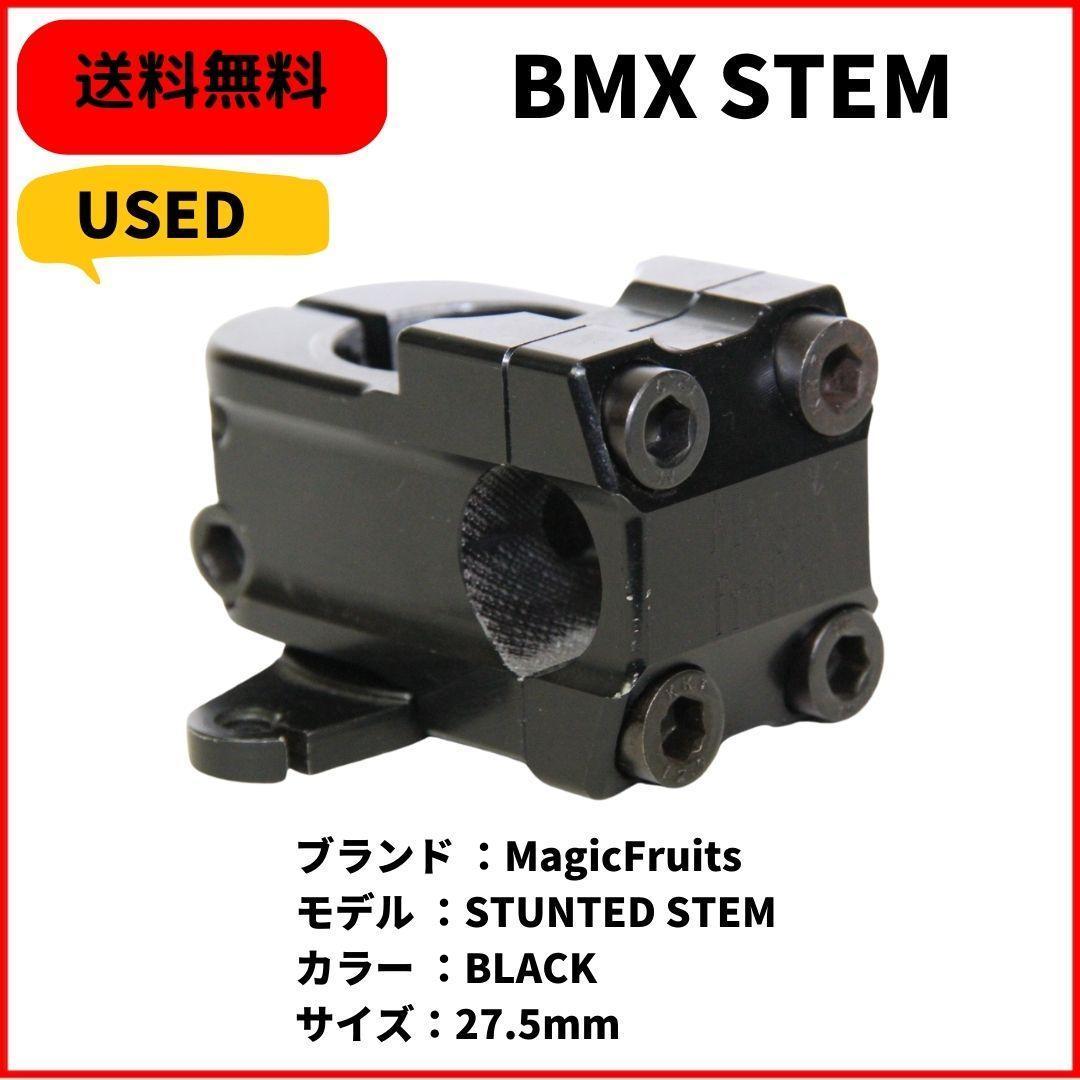  bicycle BMX stem MagicFruits Stunted Stem 27,5mm BLACK prompt decision free shipping USED