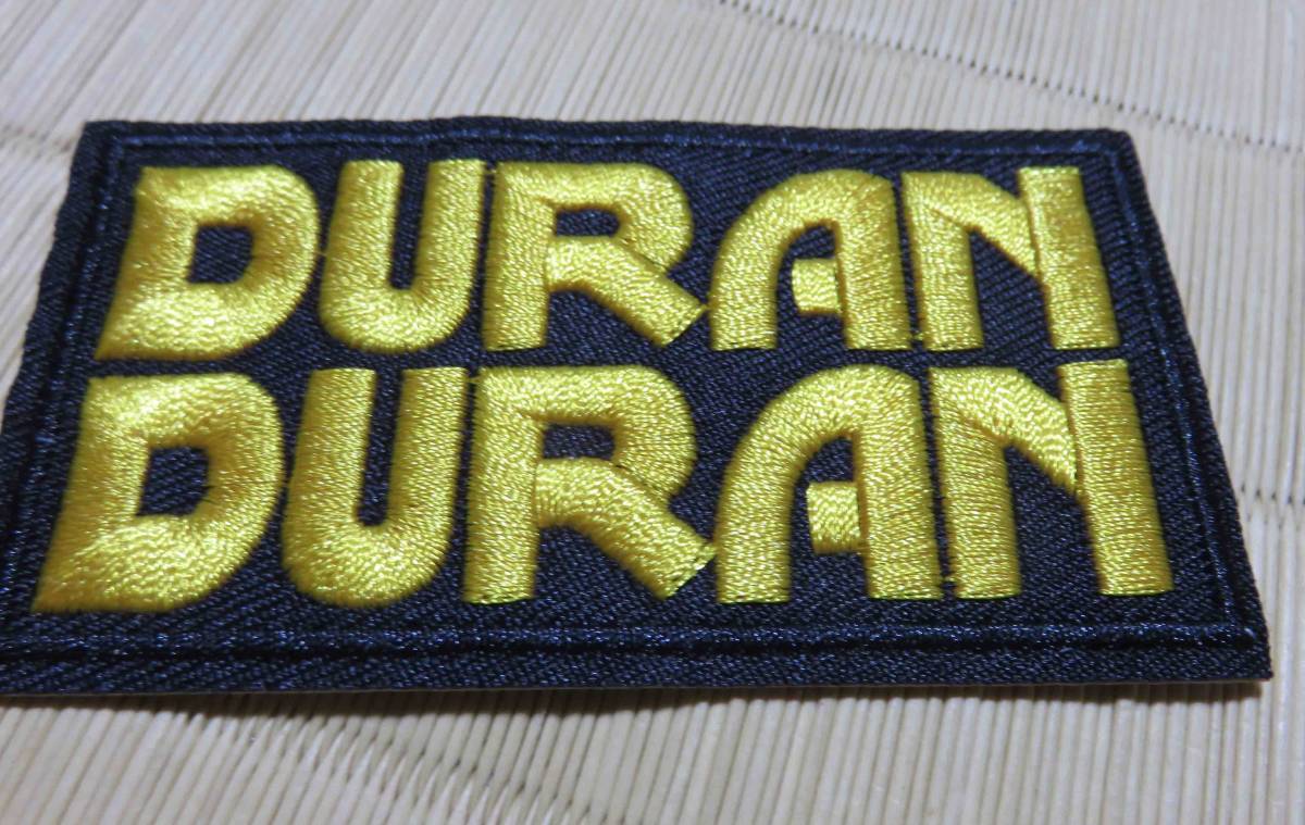 長方形　黒黄　英語 ◆新品デュラン・デュラン　Duran Duran　イギリス　ロックバンド　刺繍ワッペン激渋■UKイギリス　ミュージック　音楽_画像6