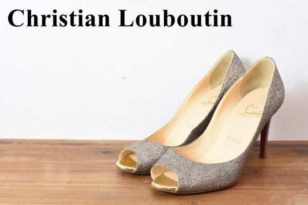AL AP0005 高級 Christian Louboutin クリスチャンルブタン ラメ