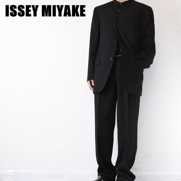 ISSEY MIYAKE イッセイミヤケ ウールジャケット シングル Lサイズ