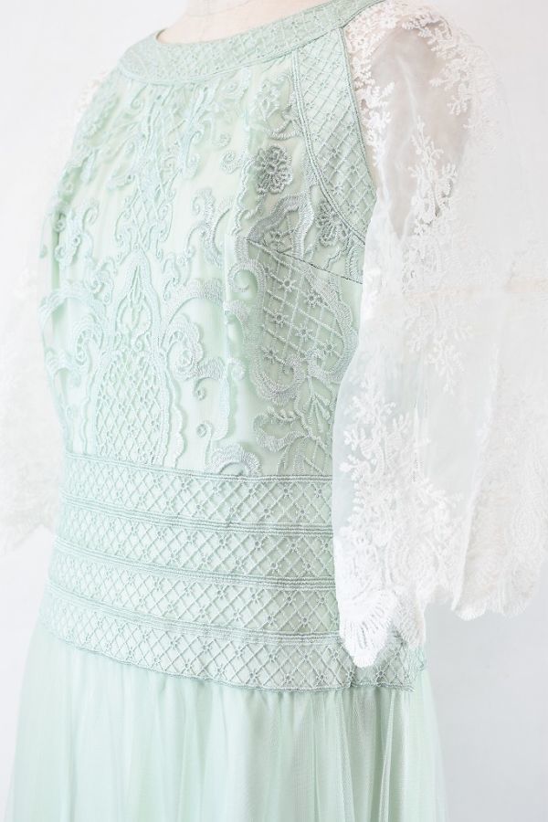 SL AH0031 高級 TADASHI SHOJI/タダシショージ シースルー レイヤード