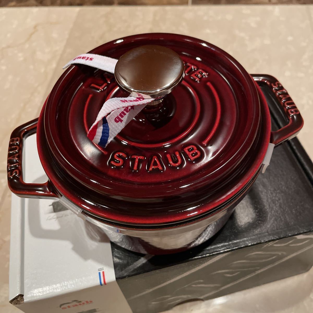 STAUB ストウブ ラウンド14 グレナディンレッド-