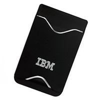 IBM с логотипом смартфон для карта inserting 