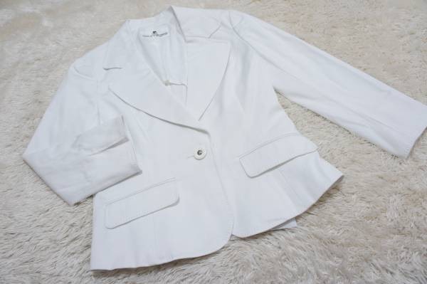  Courreges [courreges]ito gold * stretch jacket * white M