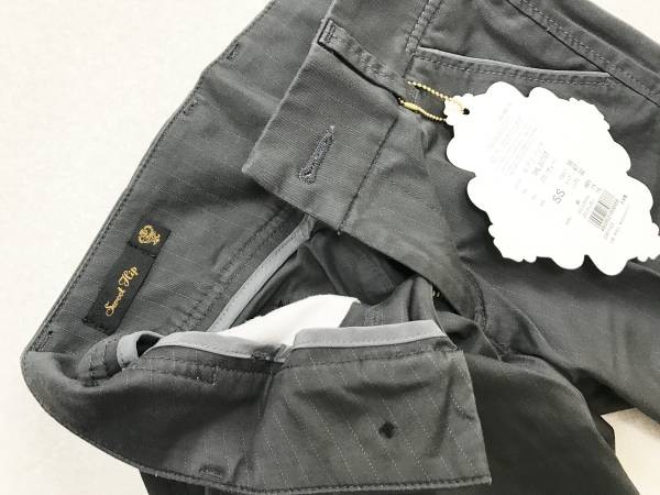 *Sweet Hip* Bobson / made in Japan * capri pants / half edge height trousers : charcoal SS/W58