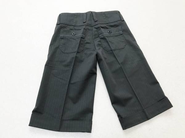 *Sweet Hip* Bobson / made in Japan / capri pants / half edge height trousers : charcoal SS/W58