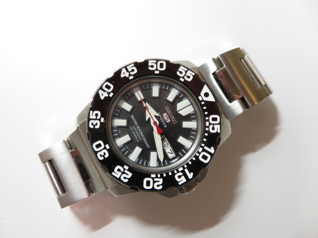 SEIKO Seiko 5 спорт дайвер 7S36-03D0 мужской часы : продажа на аукционе  Real Yahoo