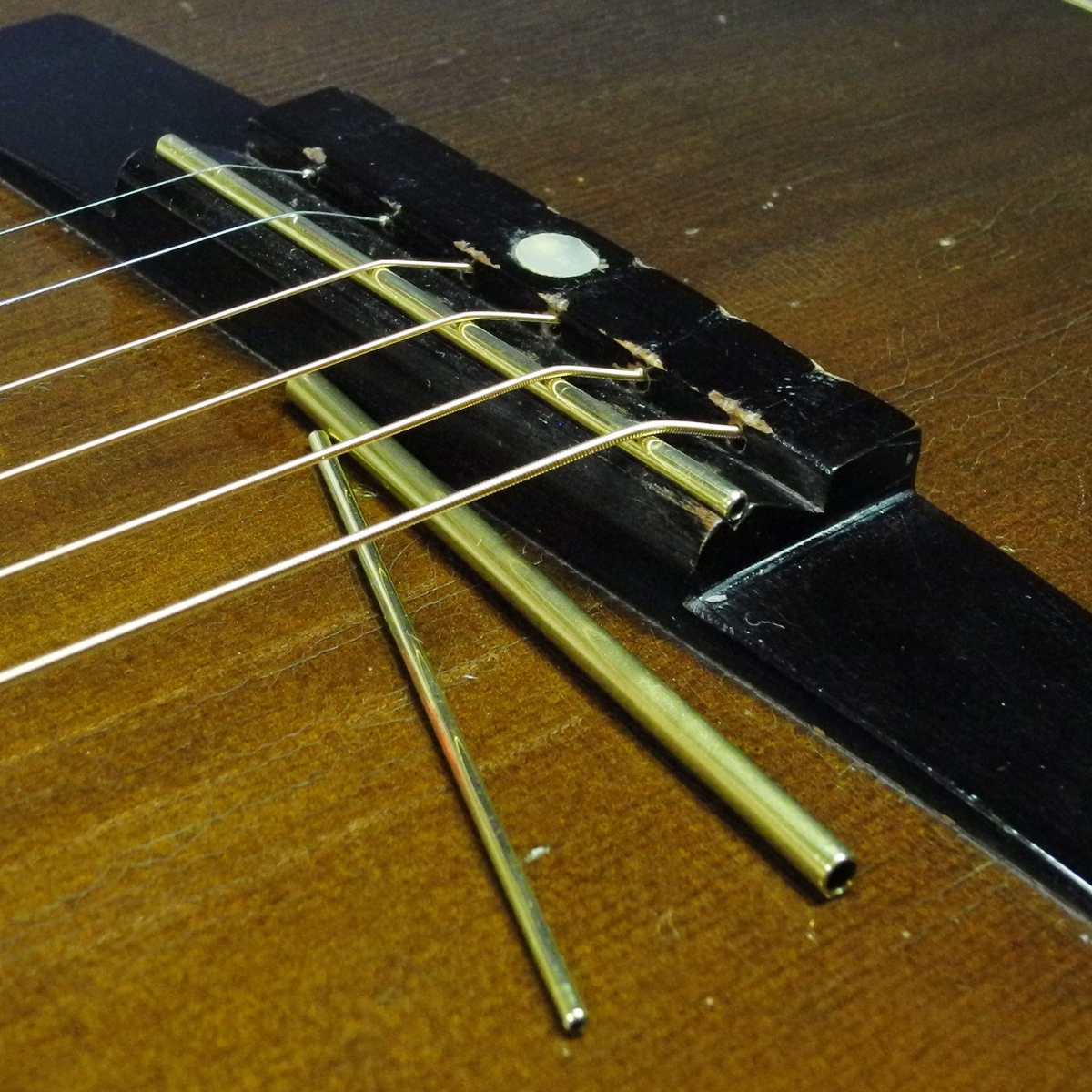  динамик гитара для латунь средний пустой труба седло 2/3/4mm диаметр 3 шт. комплект 