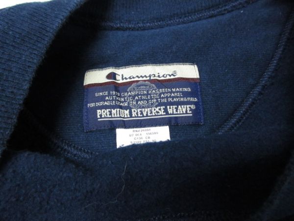 00* Champion Champion Rebirth we b Vintage sweat sweatshirt navy dark blue large size #L17623AWS19-180217-2484