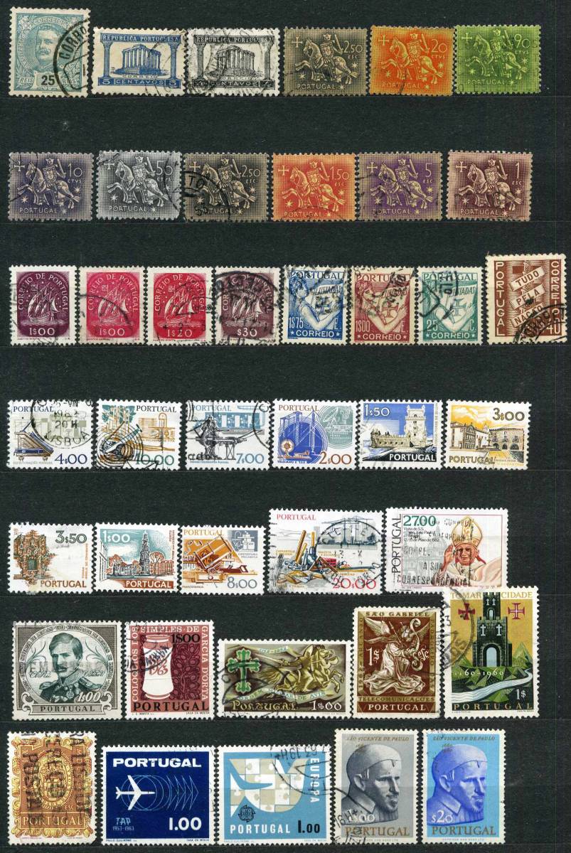 ポルトガル 切手 86枚◆送料無料◆Q-609_画像1