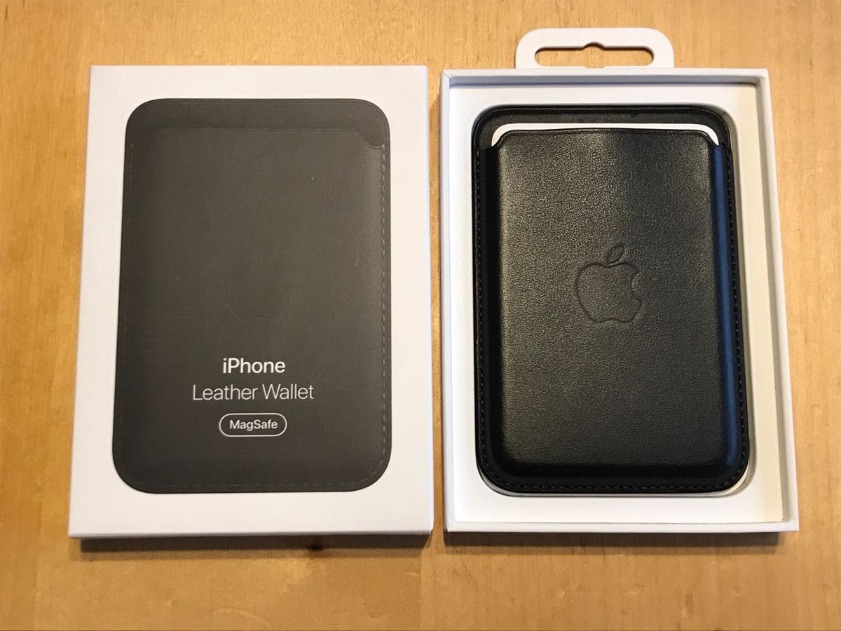 Apple MagSafe対応レザーウォレット (iPhone用) - ミッドナイト