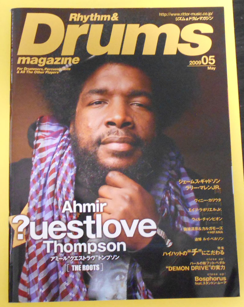 即決/送料無料/Rhythm&Drums magazine / リズム＆ドラム・マガジン / 2009年5月号 /通巻222号_画像1
