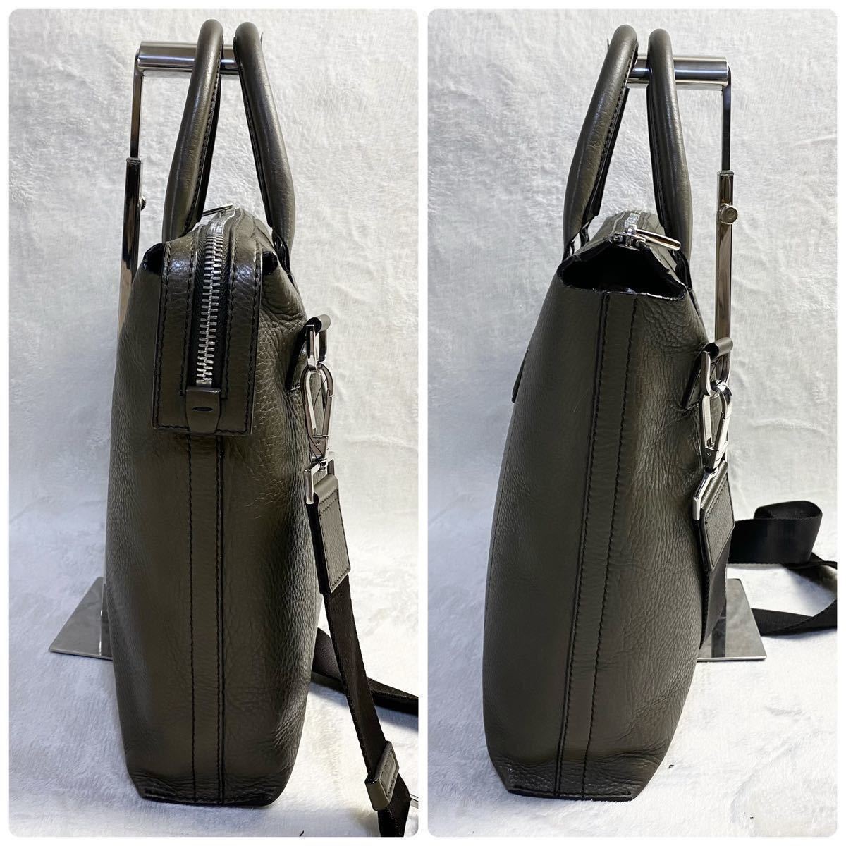 美品】ヒューゴボス 2way ハンドバッグ ショルダーバッグ ブラック