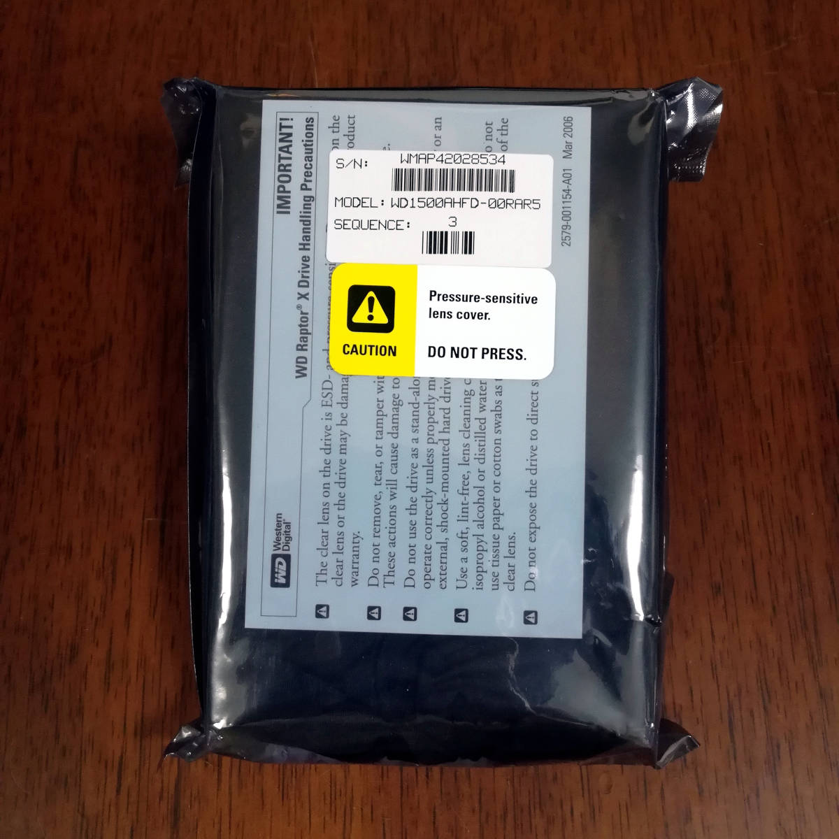 WD Raptor X WD1500AHFD-00RAR5 | HDD 150GB 10000rpm SATA 3 5 WD Raptor X WD1500AHFD-00RAR5 | HDD 150GB 10000rpm SATA 3 5