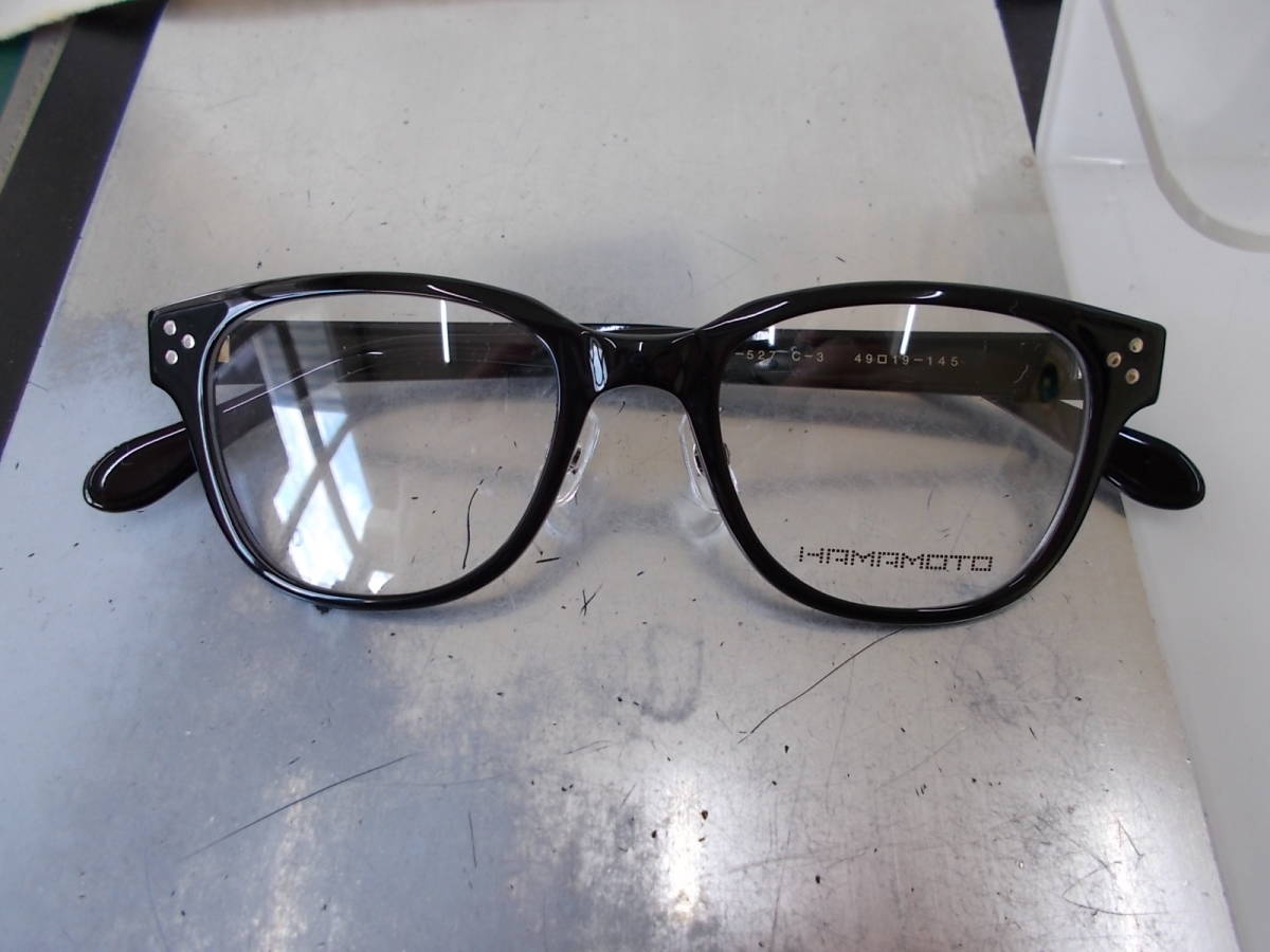 HAMAMOTO ボストン 眼鏡フレームHT527-3 お洒落 激薄、軽量_画像1