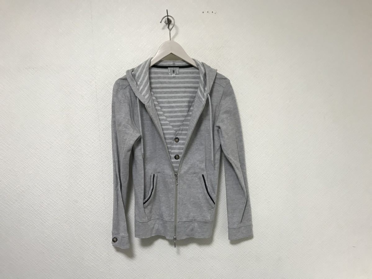  beautiful goods genuine article Takeo Kikuchi tkTAKEOKIKUCHI cotton Parker the best long sleeve long T men's American Casual Surf military business suit gray 1S