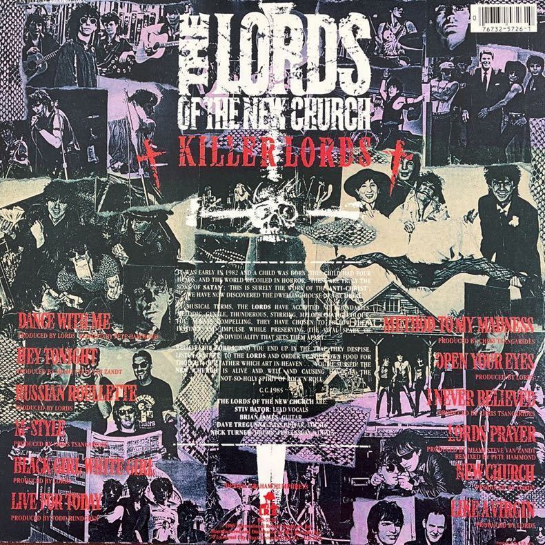 LPオルタナ/Lords Of The New Church/Killer Lords/IRS 5726/ローズ・オブ・ザ・ニュー・チャーチ_画像2