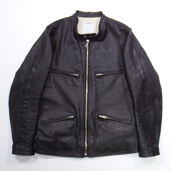 超美品の 10ss visvim MUNRO RIDERS JKT BLACK HOSEHIDE L
