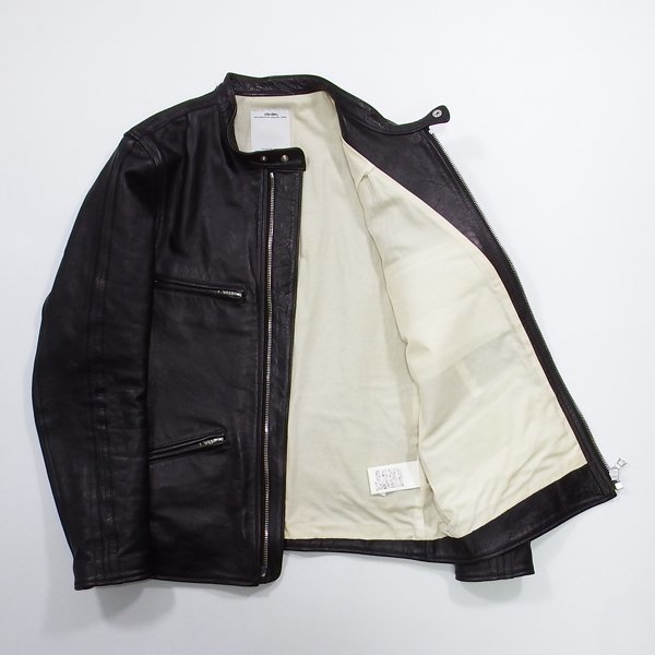 超美品の 10ss visvim MUNRO RIDERS JKT BLACK HOSEHIDE L
