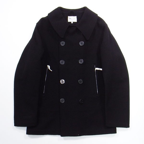 visvim LIEUTENANT COAT HarrisTweed GORE-TEX BLACK L P-COAT(中古)の