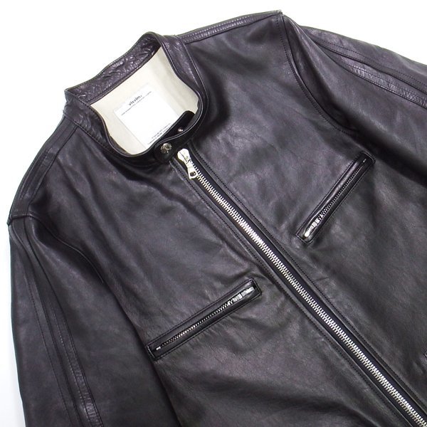 超美品の 10ss visvim MUNRO RIDERS JKT BLACK HOSEHIDE L