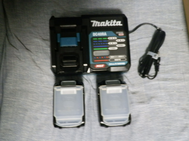 新品 マキタ 充電器【DC40RA】バッテリー【BL4025】×2 40Vmax
