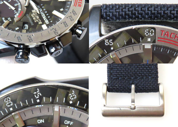 CASIO カシオ Scuderia AlphaTauri Limited Edition 腕時計 ソーラー エディフィス EQB-1000AT-1AJR メンズ 中古_画像6