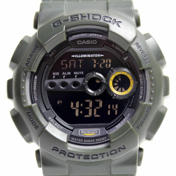 CASIO カシオ G-SHOCK ジーショック マスターピース 腕時計 電池式 GD-100 MT2006 メンズ 中古 美品